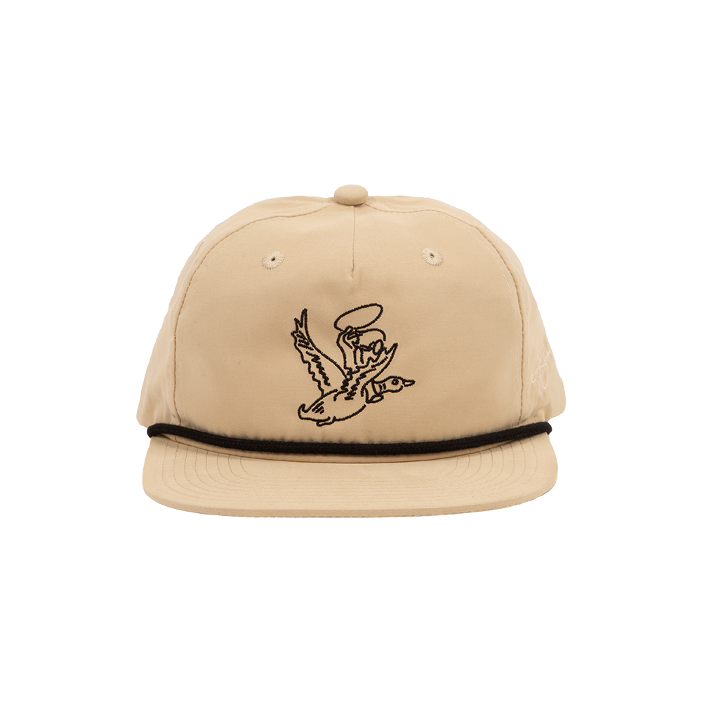 Embroidered Duckman Hat - Birch