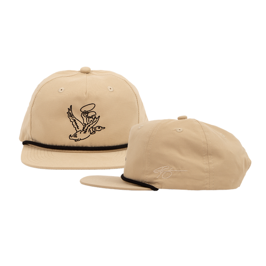 Embroidered Duckman Hat - Birch