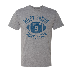Jacksonville football grey tee Riley Green
