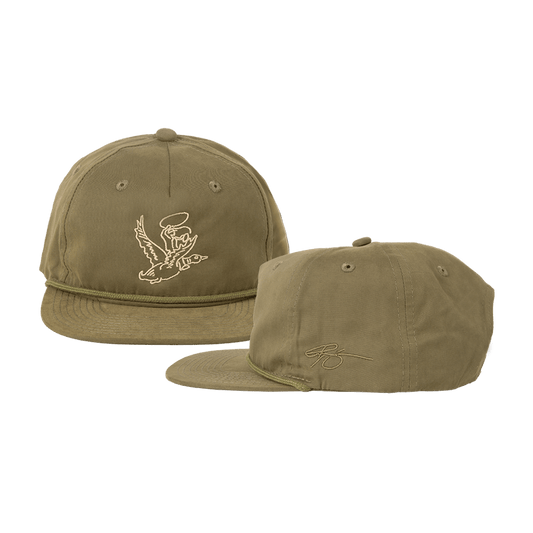 Embroidered Duckman Hat - Green
